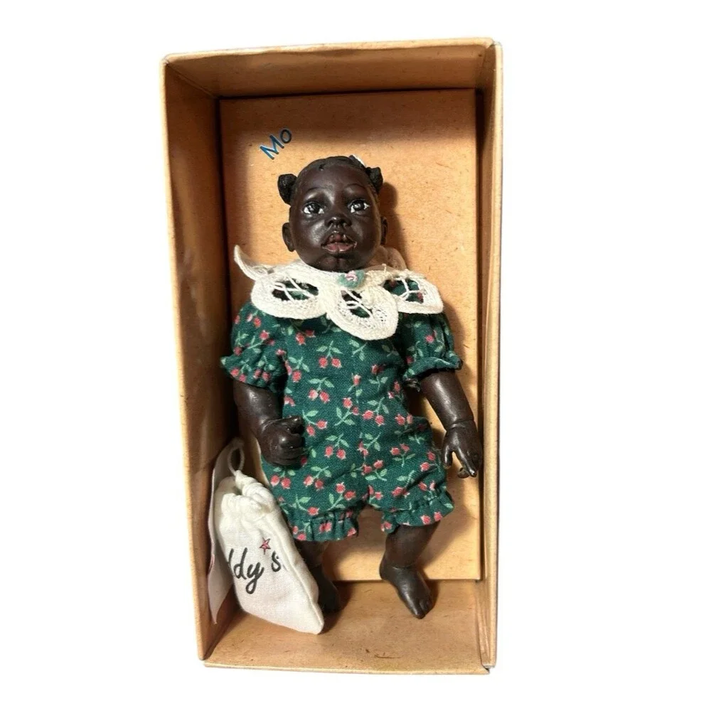 Vintage Daddy's Babies Baby Girl Doll M is for Mo 1999 5